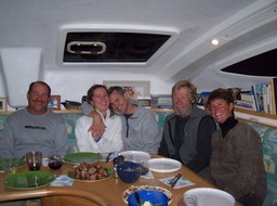 friends at dinner